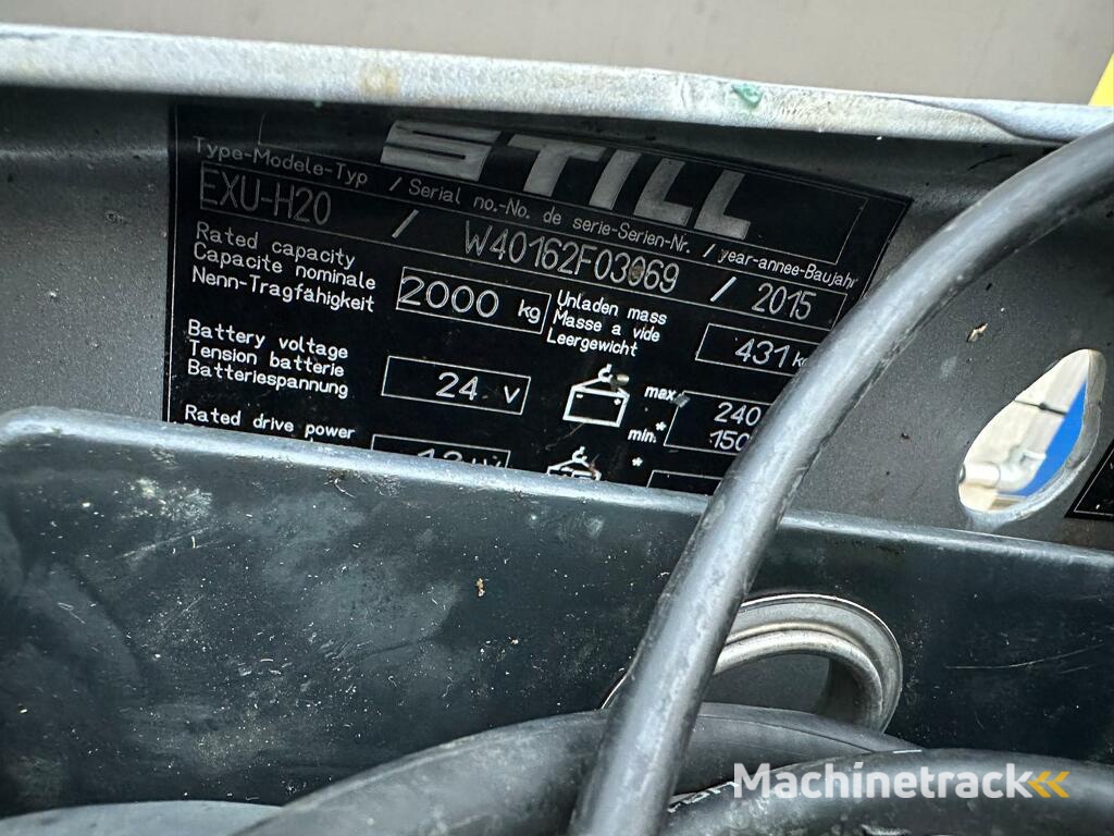 VS-22449 Elektrische palletwagen Hoogheffer Still EXU-H 20