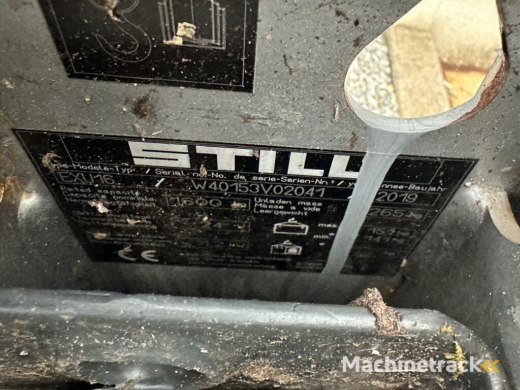 VS-22460 Elektrische palletwagen Still EXU16 bj2019 wegsysteem