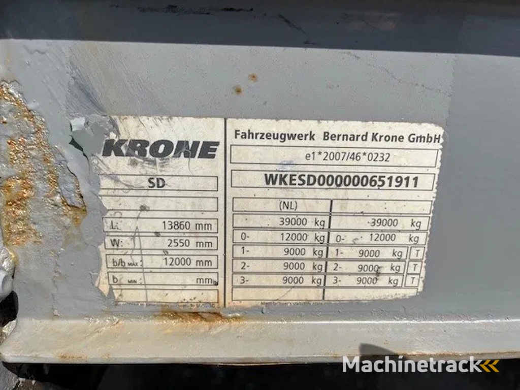 Krone 5x 2015 MEGA P400 HUCKEPACK FLAT