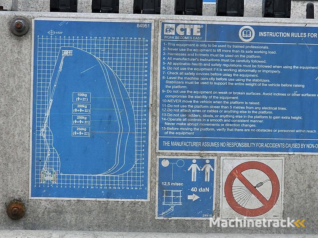 Mercedes ANTOS 1927 CTE HOOGWERKER 29.6