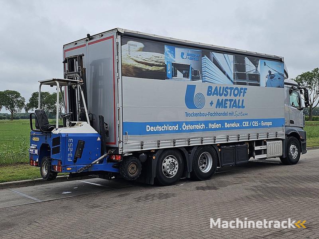 Mercedes ANTOS 2543 + FORKLIFT PALFINGER