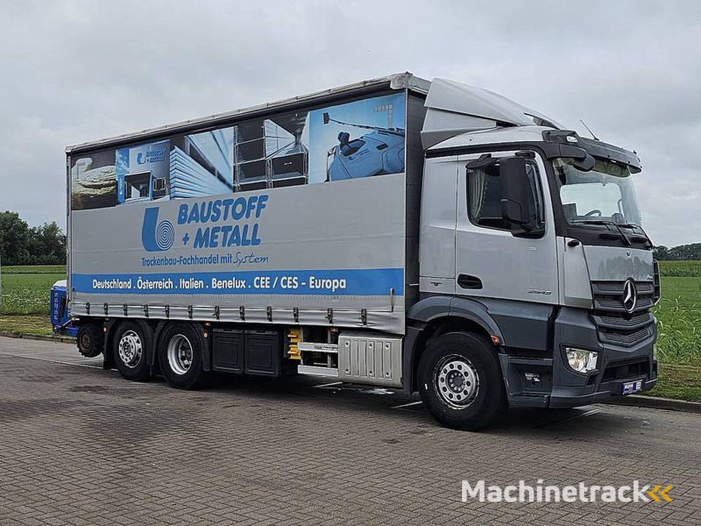 Mercedes ANTOS 2543 + FORKLIFT PALFINGER