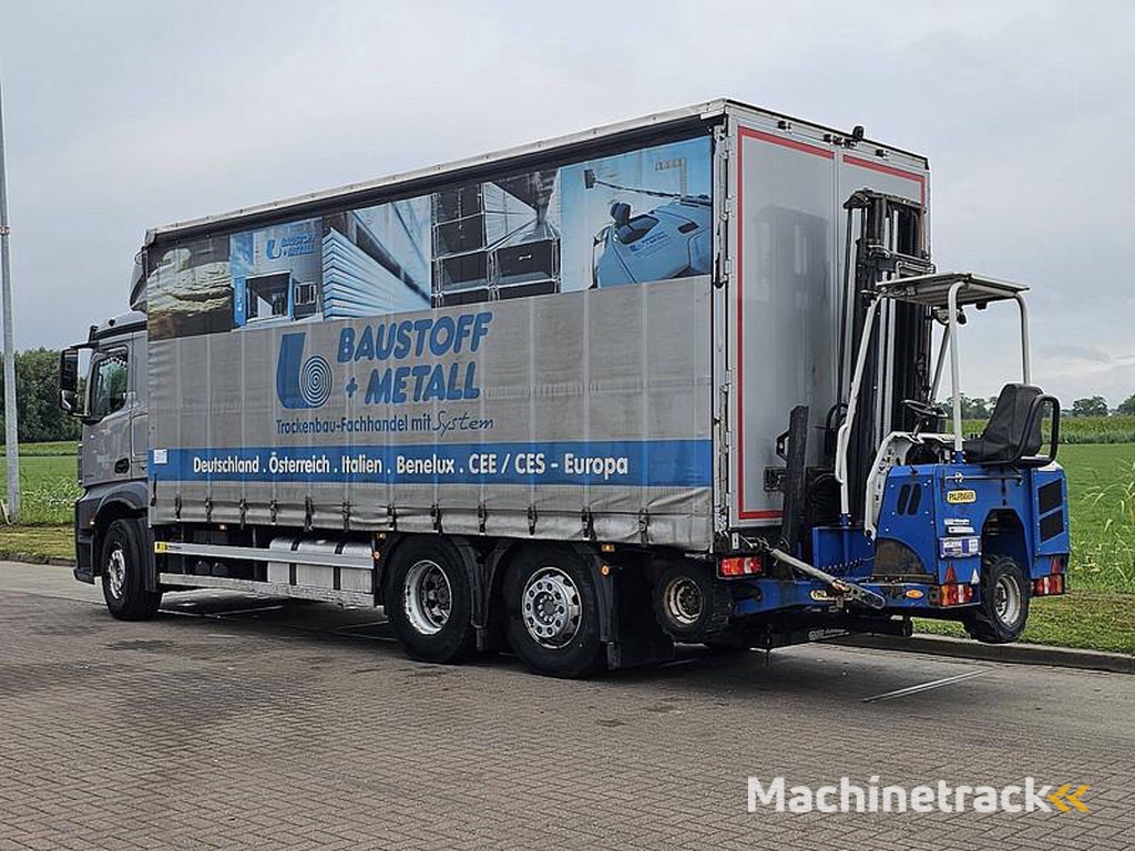 Mercedes ANTOS 2543 + FORKLIFT PALFINGER