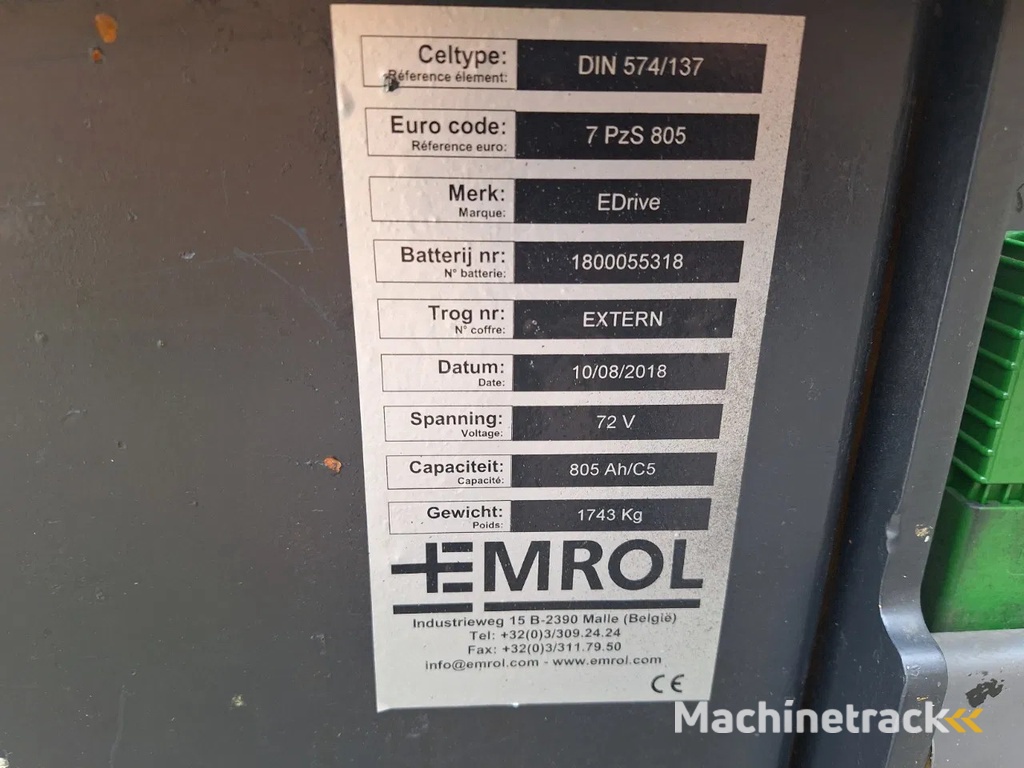 Caterpillar Crown Heftruck 5 tons triplo sideshift  2004