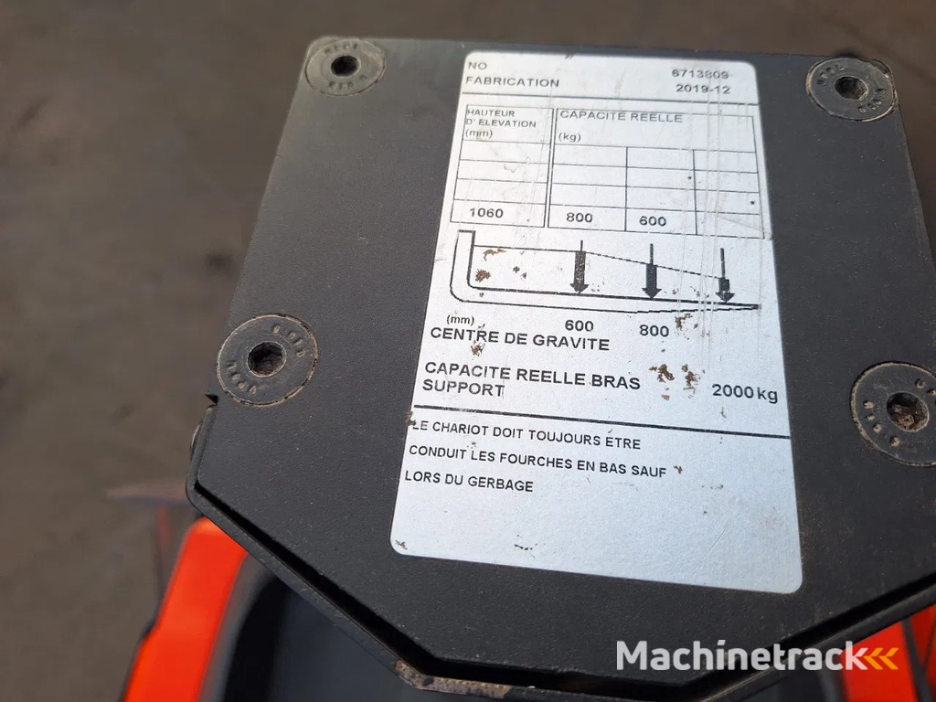 Toyota Stapelaar/palletwagen 2019 met slechts 440 uurtjes! in nieuwstaat (0028)