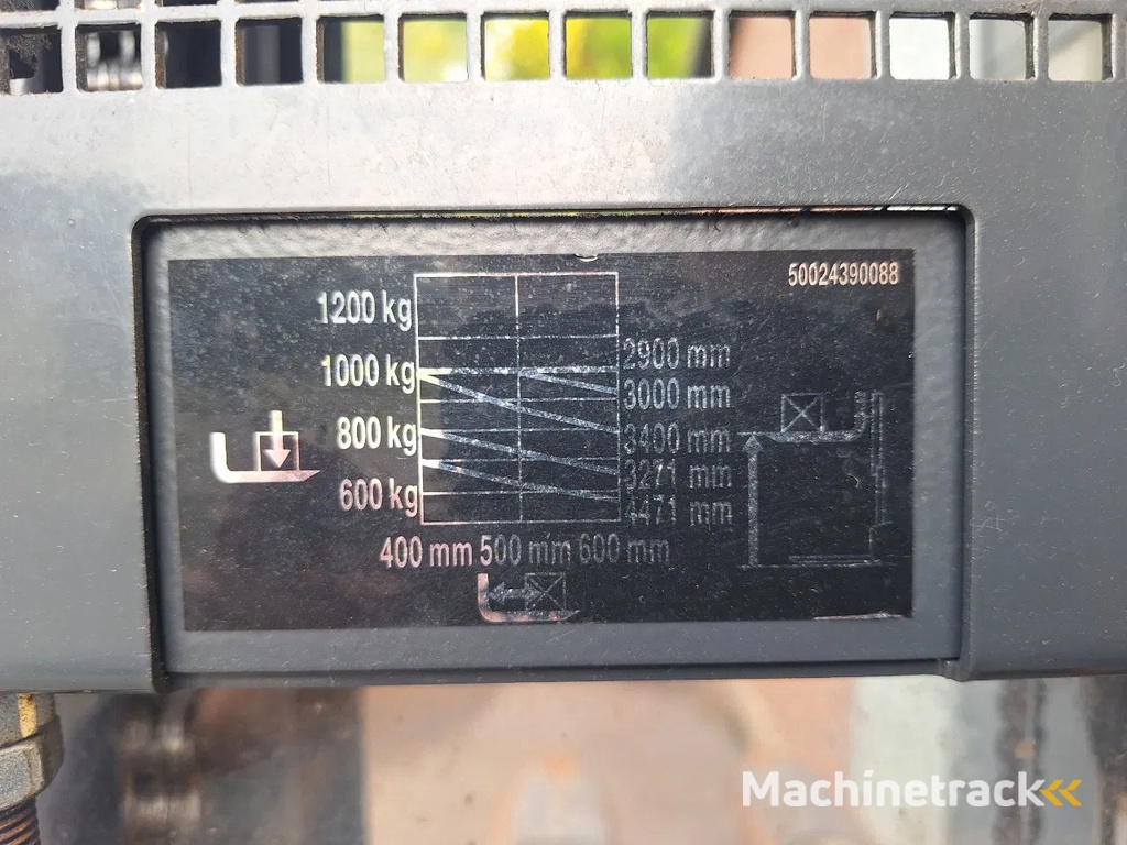 Linde Stapelaar 447 cm triplo, bj 2015 technisch in nieuwstaat! (0032)