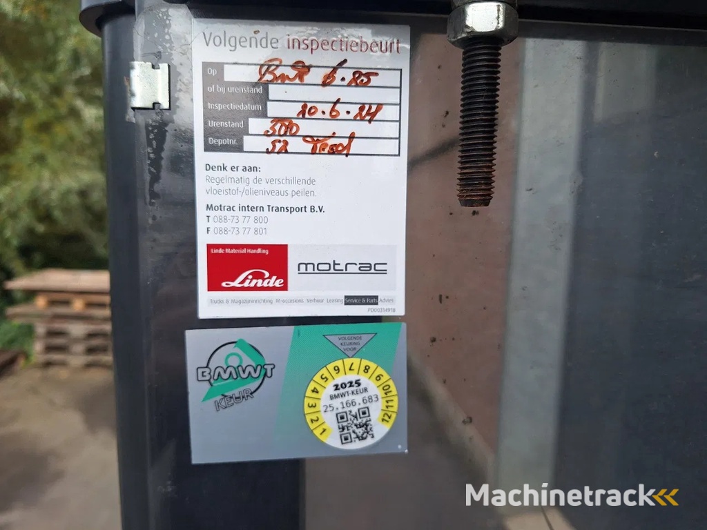 Linde Stapelaar 447 cm triplo, bj 2015 technisch in nieuwstaat! (0032)