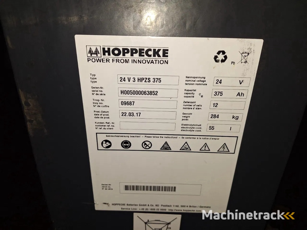 Linde Stapelaar 540 cm dobbelstock (0020)