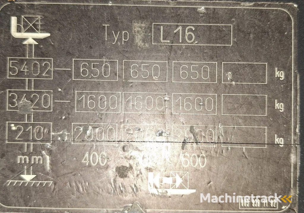Linde Stapelaar 540 cm dobbelstock (0020)