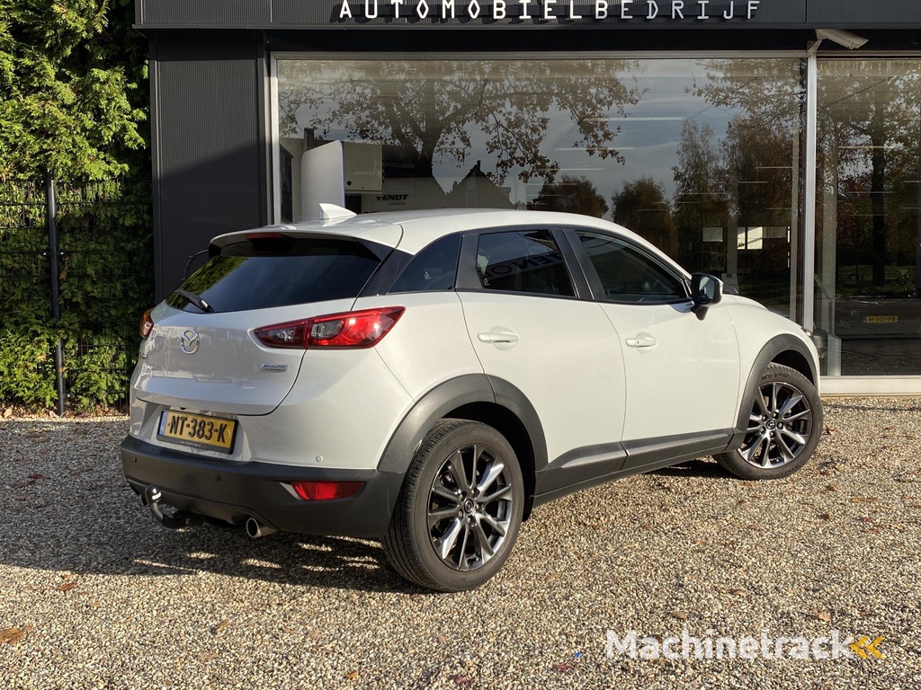 Mazda CX-3 2.0 SkyActiv-G 120 GT-Luxury | Lederen Bekleding Donkerbruin | Stoelgeheugen + Verwarming  | Head-Up Display | Trekhaak | Camera | Navigatie | Ledverlichting |