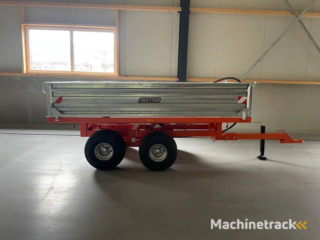 Panther Kipper mini compact tractor 2,5 ton Max tandemstel