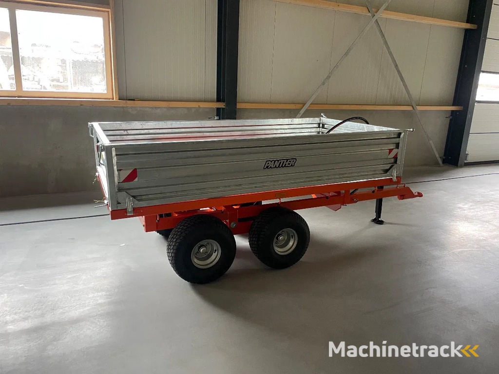 Panther Kipper mini compact tractor 2,5 ton Max tandemstel