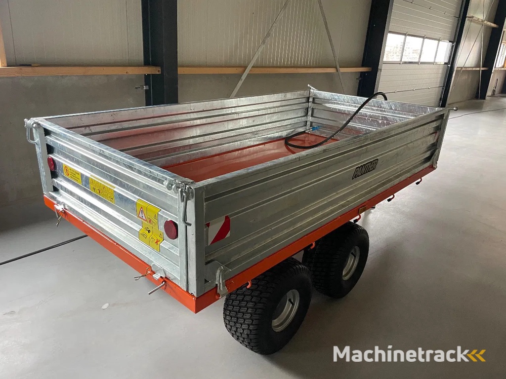 Panther Kipper mini compact tractor 2,5 ton Max tandemstel