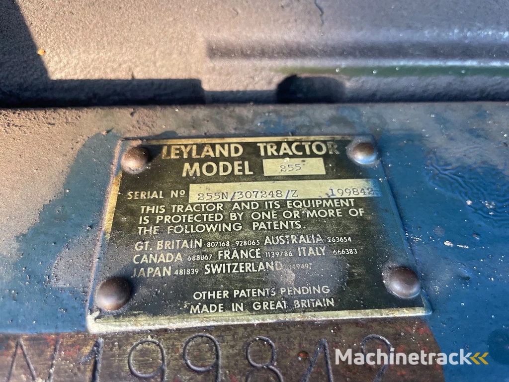 Leyland 255 tractor trekker MF Massey Ferguson perkins