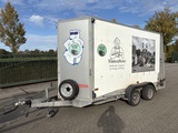 Minituur van IFOR Williams Trailer BV 126G Ifor Williams BV126 gesloten