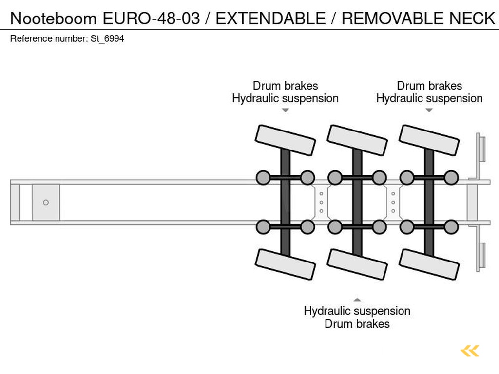 Nooteboom EURO-48-03-EXTENDABLE-REMOVABLE-NECK