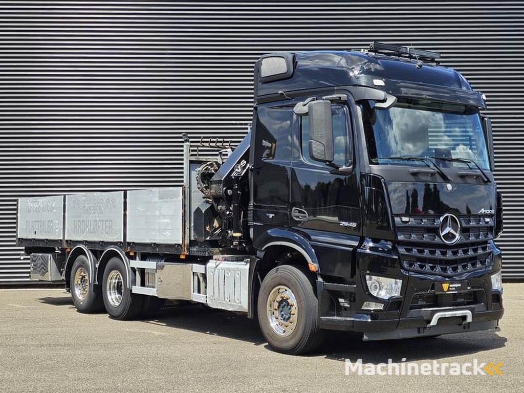 Mercedes AROCS 2545 6x2 / HMF 32 TM / CRANE / KRAN