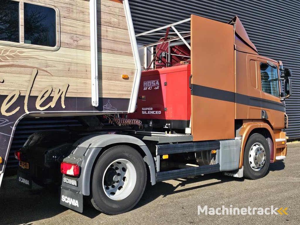 Scania P-280-trailer-2-X-SLIDE-OUT-CAMPER-WOHNMOBIL