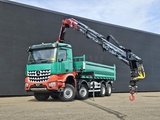 Thumbnail of Mercedes AROCS 4145 / 8X6 / TIPPER + HMF CRANE
