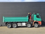 Thumbnail of Mercedes AROCS 4145 / 8X6 / TIPPER + HMF CRANE