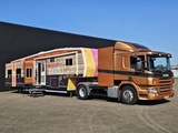 Minituur van Scania P-280-trailer-2-X-SLIDE-OUT-CAMPER-WOHNMOBIL