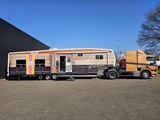 Minituur van Scania P-280-trailer-2-X-SLIDE-OUT-CAMPER-WOHNMOBIL