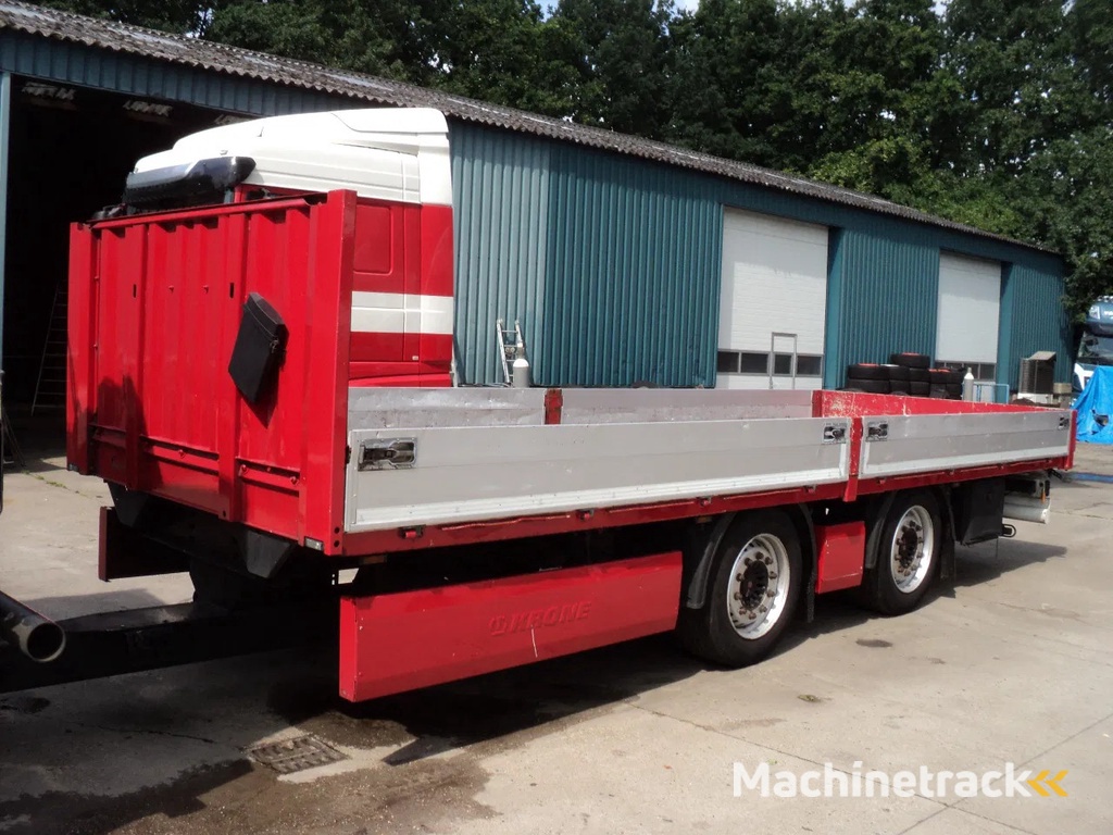 Krone 2 assige open wipkar met borden