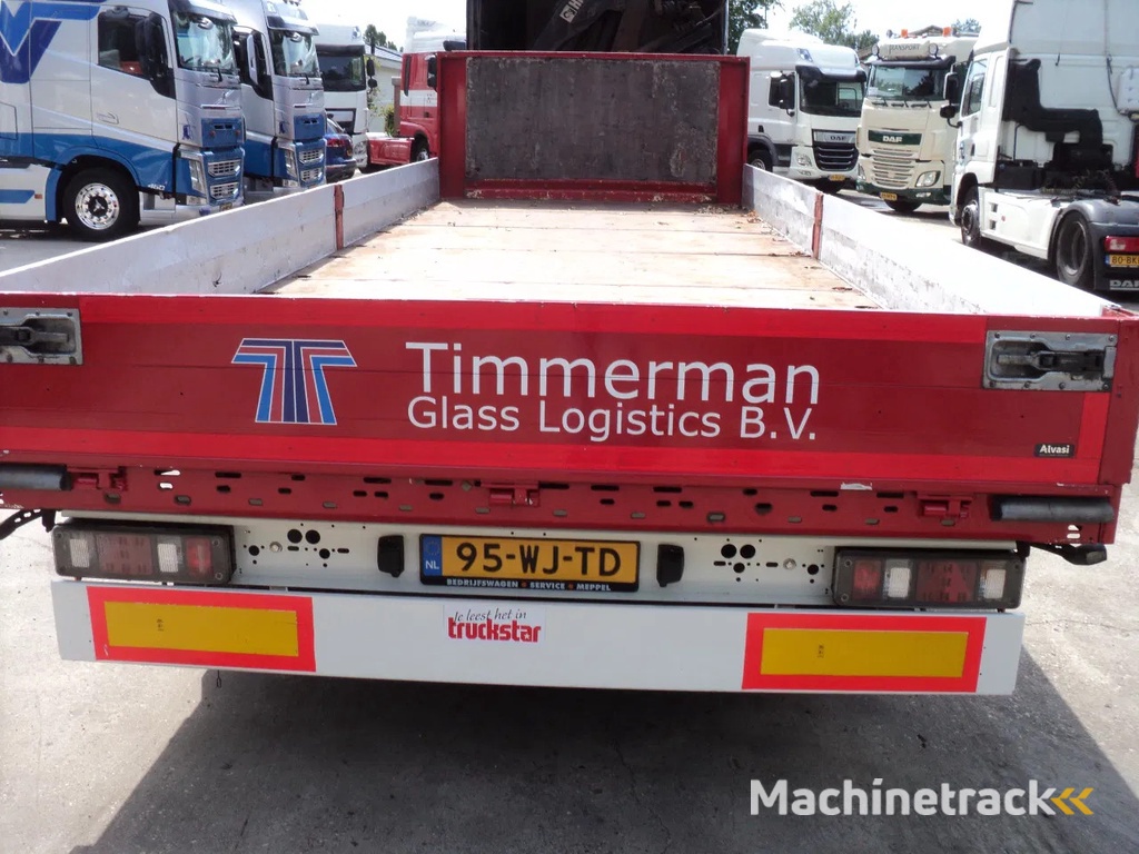 Krone 2 assige open wipkar met borden