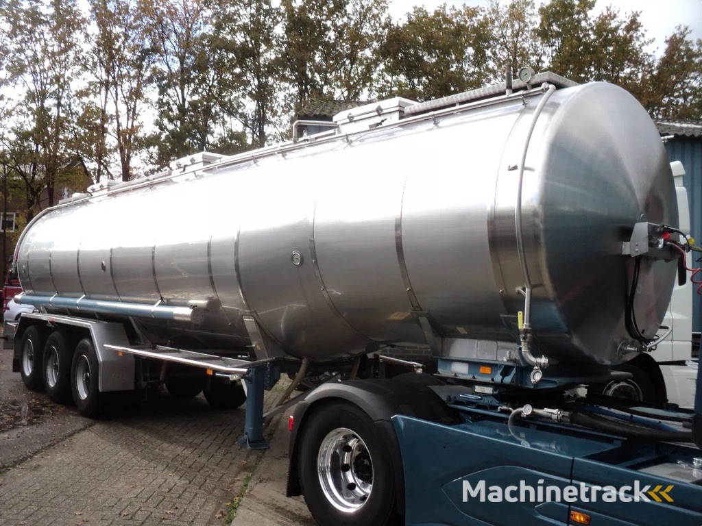 Burg 3 assige tank oplegger BLADGEVEERD!!!!!!!!!