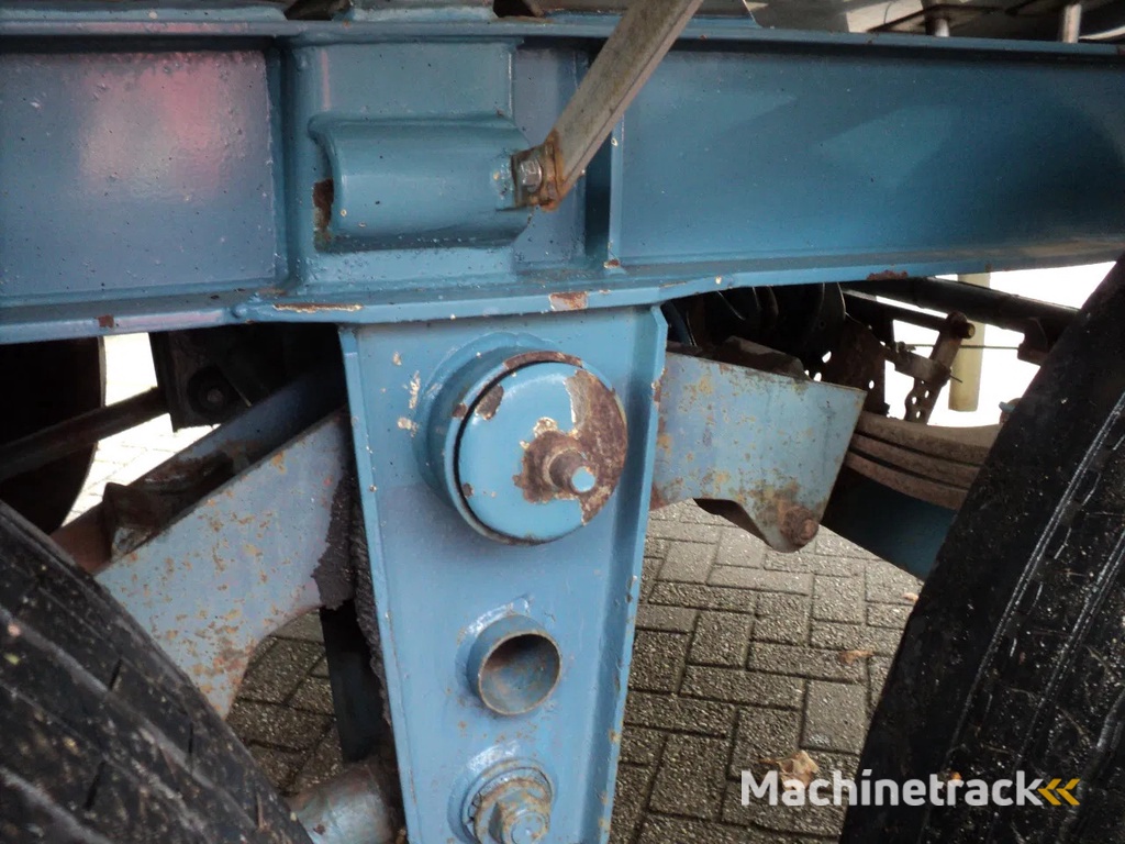 Burg 3 assige tank oplegger BLADGEVEERD!!!!!!!!!