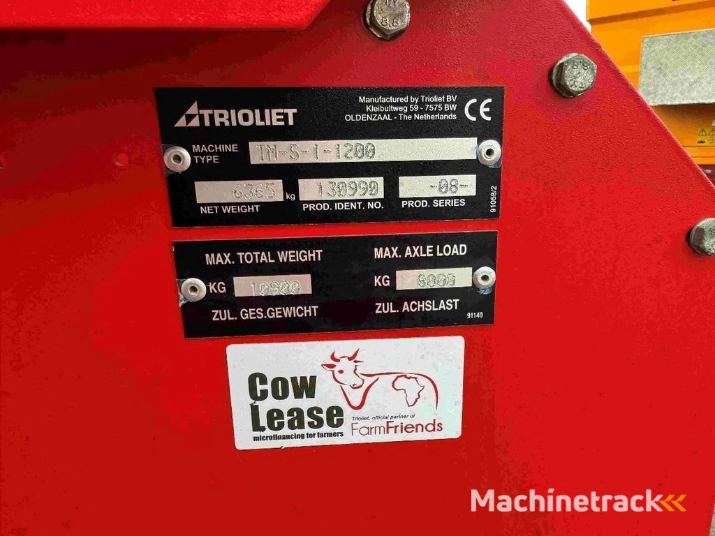 Trioliet TRIOMIX 1200 S