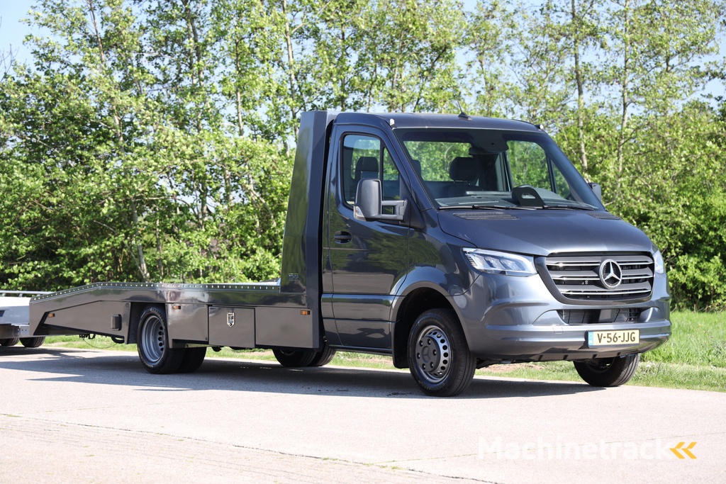 Mercedes-Benz Sprinter 519 1.9 CDI L3 | Tijhof Oprijwagen | Automaat | Luchtvering | 3.5t Trekhaak | Lier | Aanhangwagen* | BPM Vrij!
