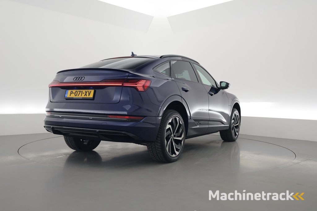 Audi e-tron Sportback 55 quattro S Line 95 kWh | HUD | 360cam | Adapt. Cruise | 21'' | Luchtvering | Stoelverw. |