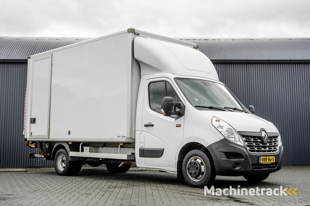 Renault Master 2.3 dCi Bakwagen met laadklep (1000 KG) |  Dubbellucht | Euro 6 | 164 PK | Cruise | Airco | Navigatie