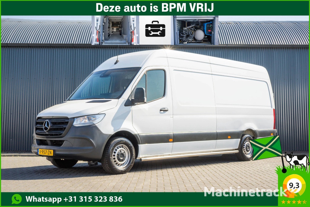 Mercedes-Benz Sprinter 311 CDI L3H2 | Volledig ingericht | CarPlay | Climate | Camera | Euro 6 | Omvormer | Oprijplaat