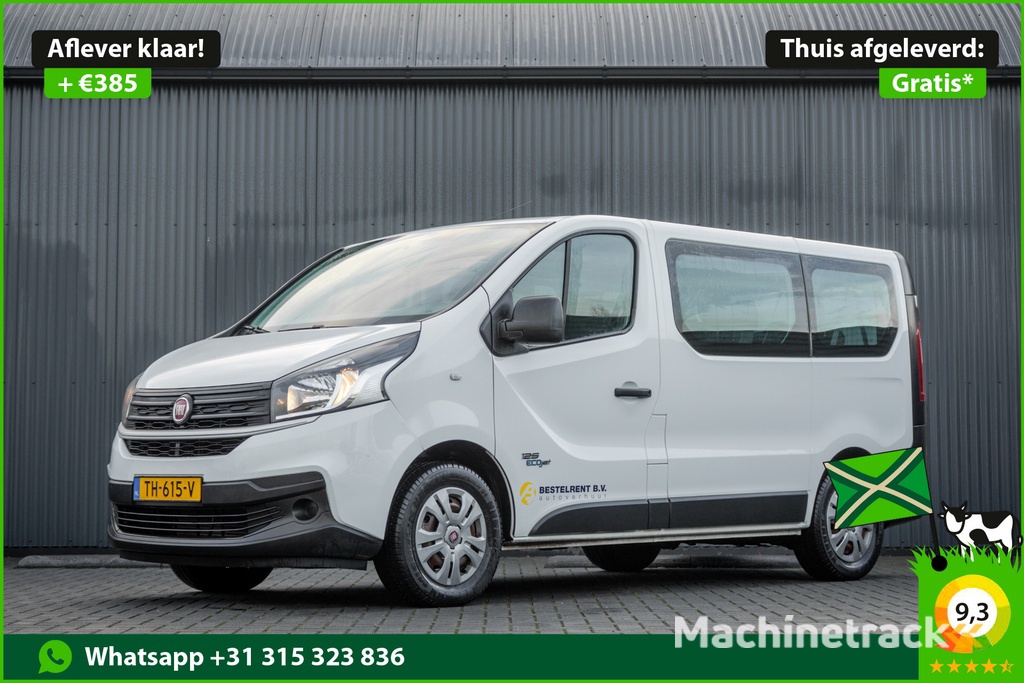 Fiat Talento **1.6 MJ EcoJet L1H1 | Euro 6 | 9-Pers | Incl. BTW&BPM | 126 PK | Cruise | Airco**
