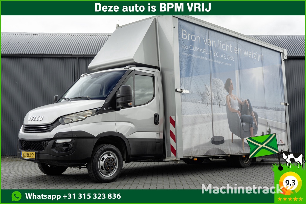 Iveco Daily 50C18 | Glasresteel | Automaat | 180 PK | Camera | Navigatie | Cruise | Airco | Tachograaf | Euro 6