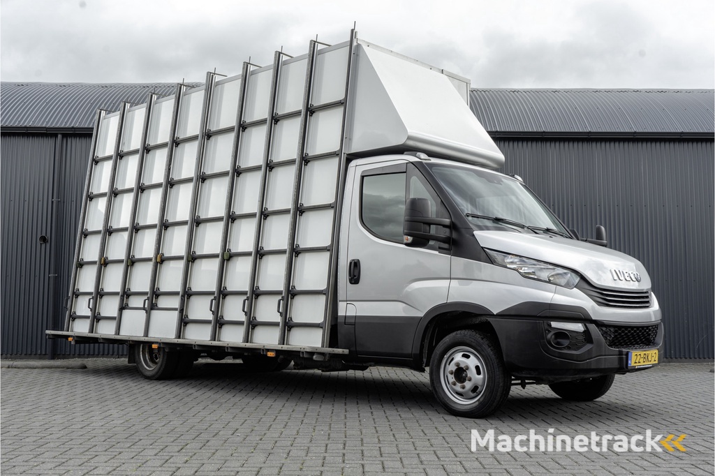 Iveco Daily 50C18 | Glasresteel | Automaat | 180 PK | Camera | Navigatie | Cruise | Airco | Tachograaf | Euro 6