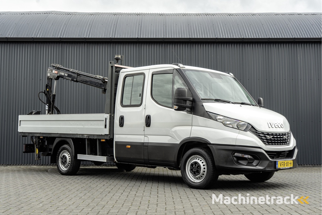 Iveco Daily 35S18D 375 | 3.0 180PK | Hiab 013 | 3.5T Trekgewicht | Automaat | Climate | Camera | Euro 6
