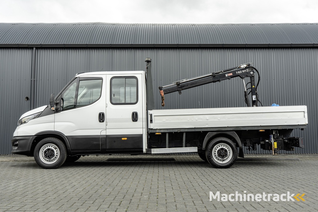 Iveco Daily 35S18D 375 | 3.0 180PK | Hiab 013 | 3.5T Trekgewicht | Automaat | Climate | Camera | Euro 6