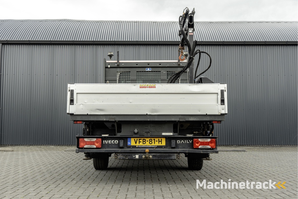 Iveco Daily 35S18D 375 | 3.0 180PK | Hiab 013 | 3.5T Trekgewicht | Automaat | Climate | Camera | Euro 6