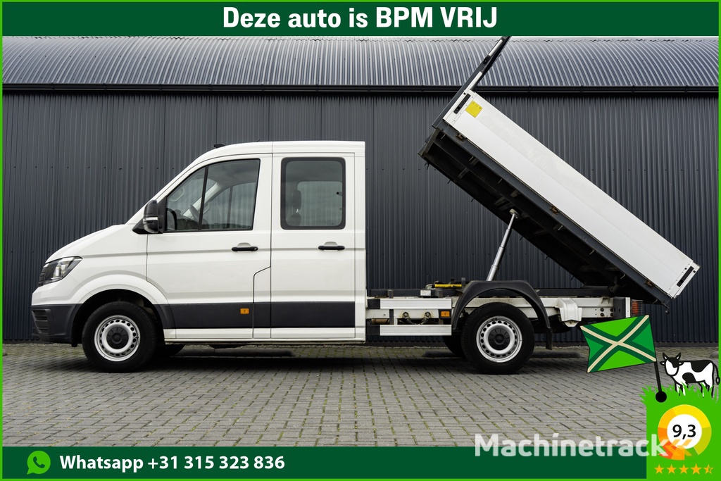 Volkswagen Crafter 35 2.0 TDI | Kipper | DC | 6-Zits | Cruise | Airco | Euro 6