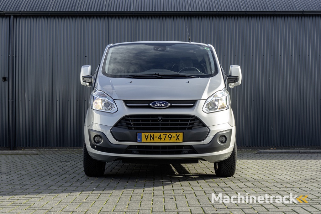 Ford Transit Custom 290 TDCI | L2H1 | 155PK | Champions Edition | DC | 5-Zits | LED | Camera | Navi | Zijschuifdeur L+R | Cruise | Airco | PDC