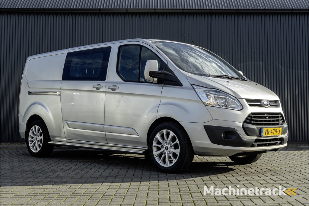 Ford Transit Custom 290 TDCI | L2H1 | 155PK | Champions Edition | DC | 5-Zits | LED | Camera | Navi | Zijschuifdeur L+R | Cruise | Airco | PDC