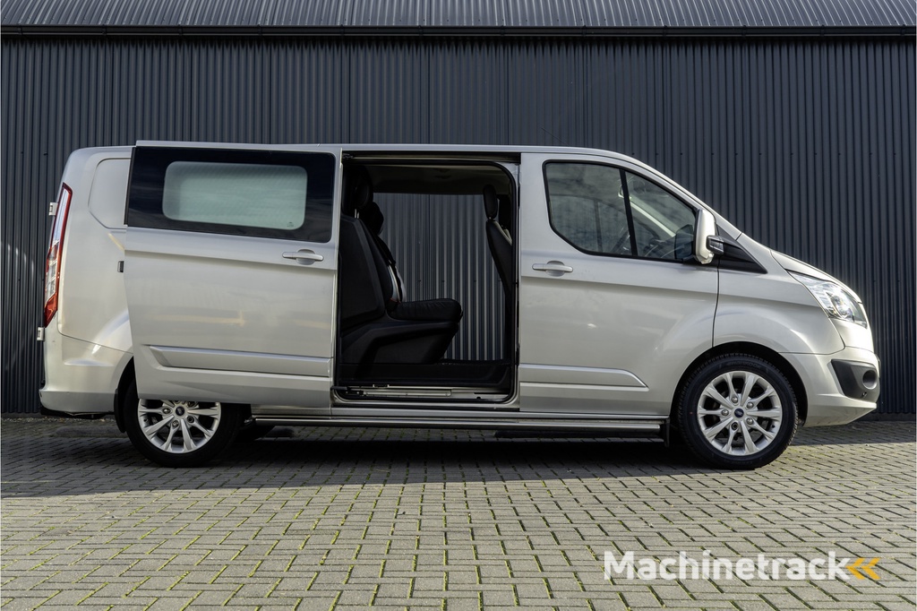 Ford Transit Custom 290 TDCI | L2H1 | 155PK | Champions Edition | DC | 5-Zits | LED | Camera | Navi | Zijschuifdeur L+R | Cruise | Airco | PDC