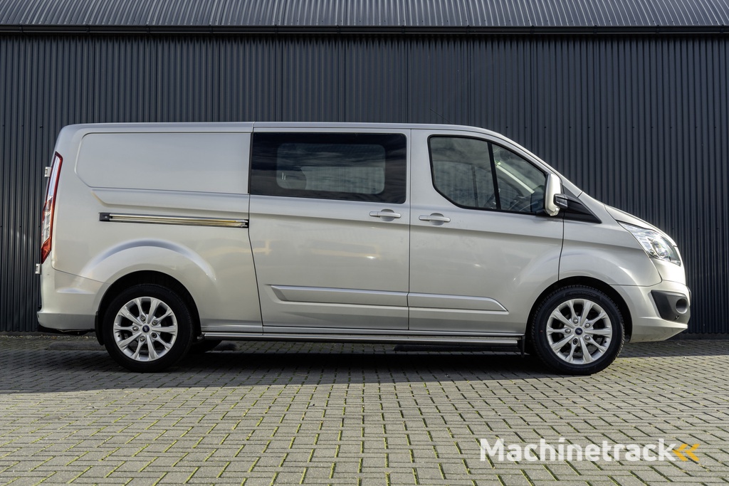 Ford Transit Custom 290 TDCI | L2H1 | 155PK | Champions Edition | DC | 5-Zits | LED | Camera | Navi | Zijschuifdeur L+R | Cruise | Airco | PDC