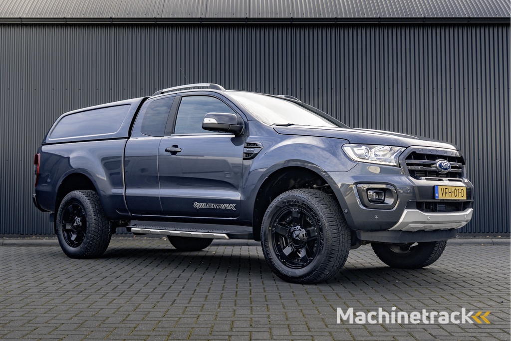 Ford Ranger BiTurbo EcoBlue Wildtrak Supercab 4x4 | Automaat | Camera | CarPlay | Navi | LED | Climate | Cruise | 3.5T Trekgewicht | Euro 6