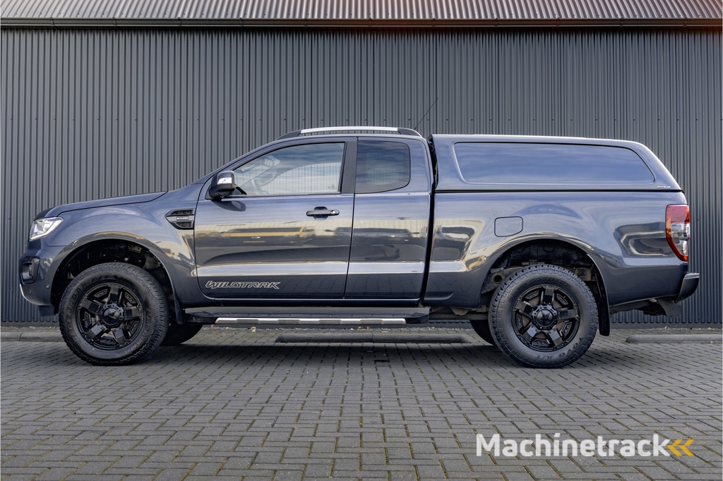 Ford Ranger BiTurbo EcoBlue Wildtrak Supercab 4x4 | Automaat | Camera | CarPlay | Navi | LED | Climate | Cruise | 3.5T Trekgewicht | Euro 6