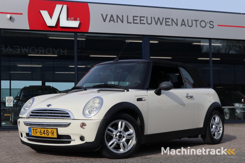 MINI Mini Cabrio 1.6 One Pepper | Lees Tekst | Zo Mee | Read Text