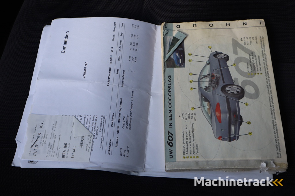 Peugeot 607 2.0-16V Pack | Zo Mee | Lees Tekst | Read Tekst |
